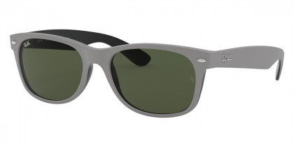 Color: Top Rubber Gray on Shiny Black (646431) - Ray-Ban RB213264643152