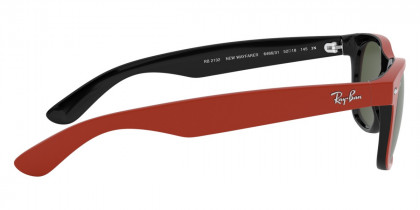 Color: Rubber Red On Black (646631) - Ray-Ban RB213264663158