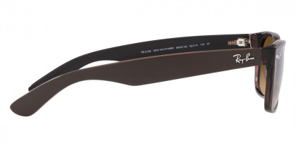 Color: Matte Brown on Transparent Brown (6608M2) - Ray-Ban RB21326608M255