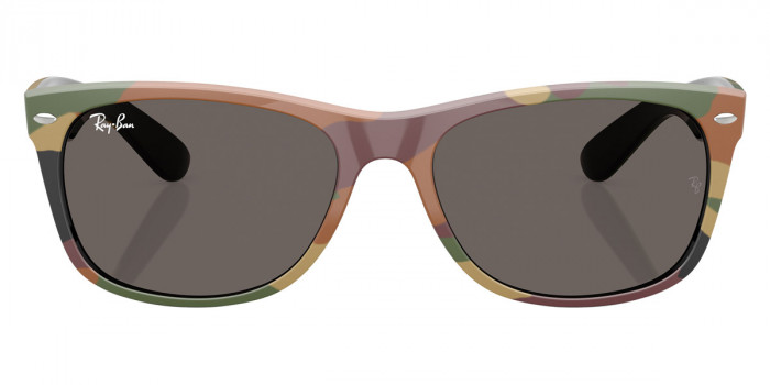 Ray-Ban™ New Wayfarer RB2132 6822B1 55 - Black and Green Camouflage