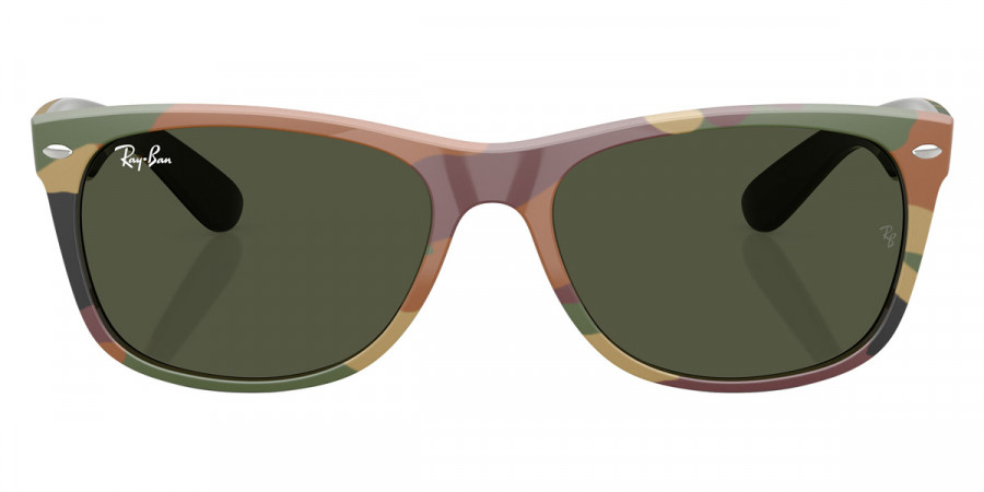 Ray-Ban™ New Wayfarer RB2132 682331 55 - Green and Green Camouflage