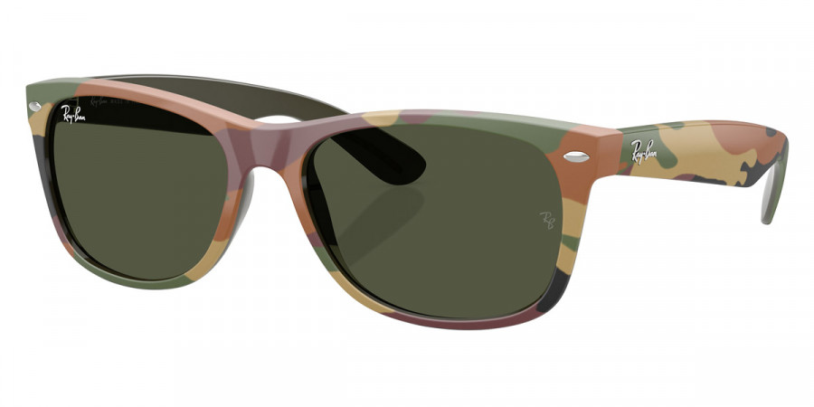 Color: Green and Green Camouflage (682331) - Ray-Ban RB213268233155