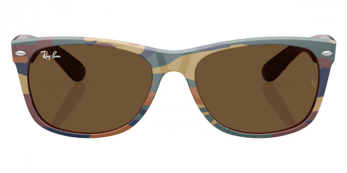 Ray-Ban™ New Wayfarer RB2132 682533 55 - Brown and Blue Camouflage