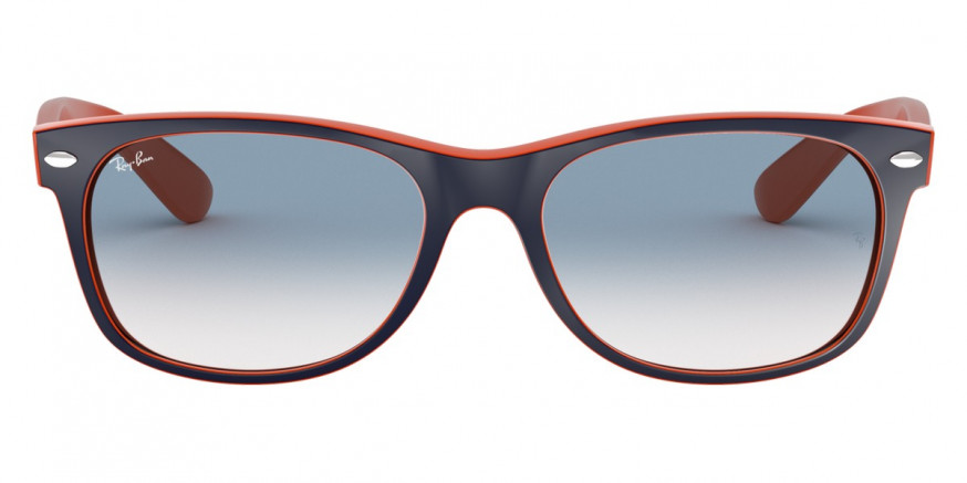 Ray-Ban™ New Wayfarer RB2132 789/3F 55 - Blue On Orange