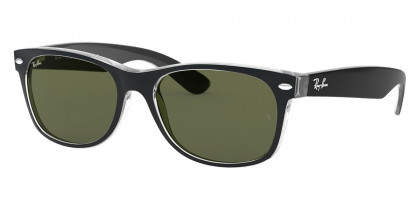 Color: Black On Transparent (6052) - Ray-Ban RB2132F605255