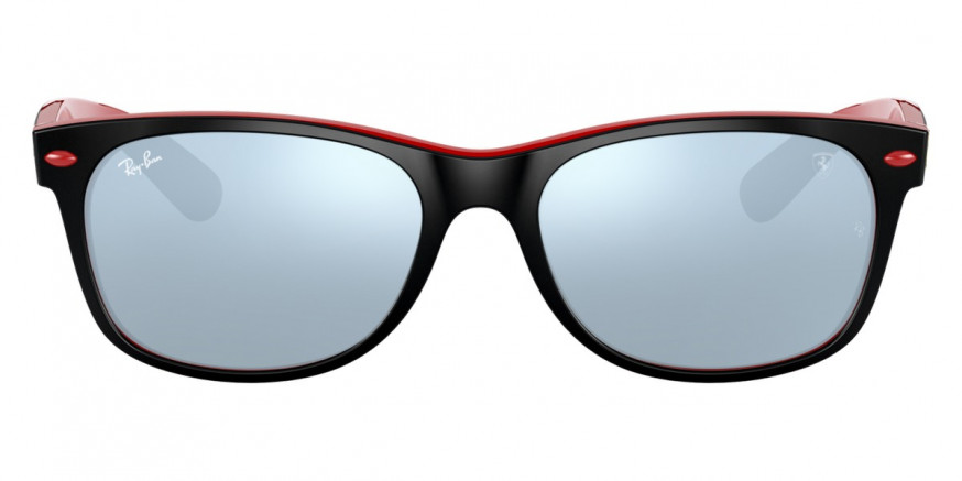 Ray-Ban™ New Wayfarer RB2132M F63830 55 - Matte Black On Red