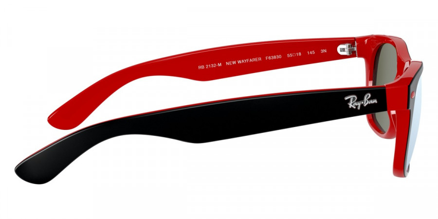 Color: Matte Black On Red (F63830) - Ray-Ban RB2132MF6383055