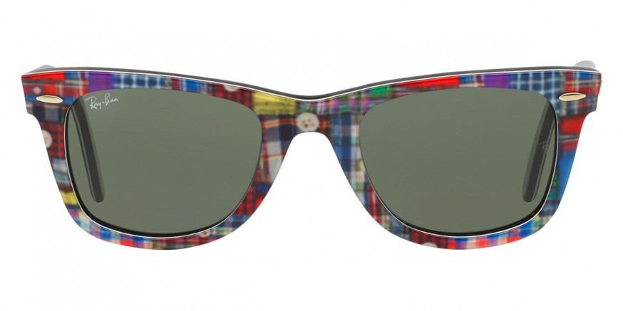 Ray-Ban™ Wayfarer RB2140 1135 50 - Top Texture Plaid on Black