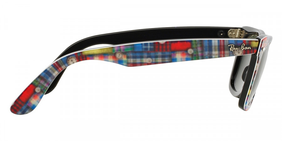 Color: Top Texture Plaid on Black (1135) - Ray-Ban RB2140113550
