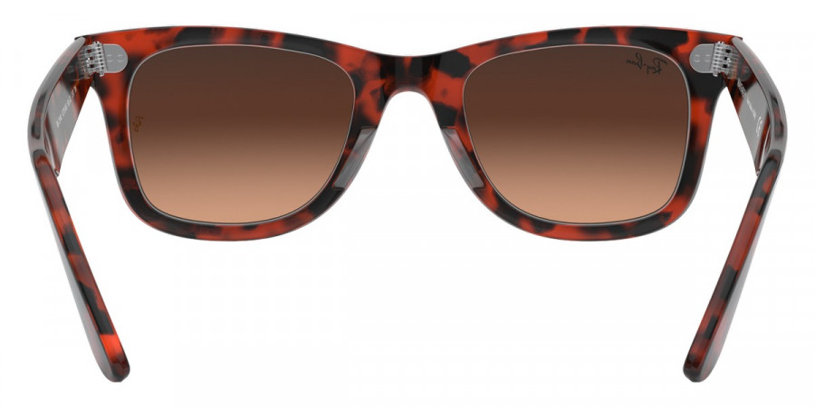 Color: Top Transparent Red on Orange Havana (1275A5) - Ray-Ban RB21401275A550