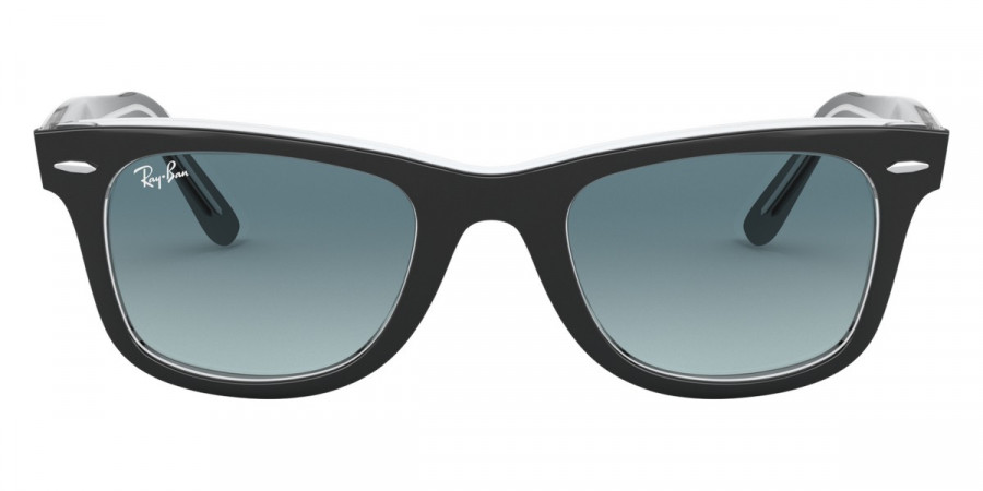 Ray-Ban™ Wayfarer RB2140 12943M 50 - Black On Transparent