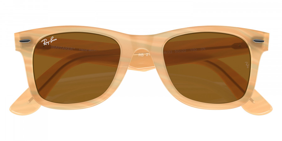 Color: Photo Striped Brown (140833) - Ray-Ban RB214014083350