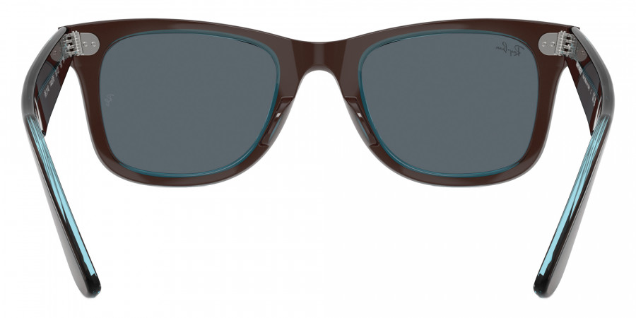 Color: Brown on Transparent Blue (1446R5) - Ray-Ban RB21401446R550