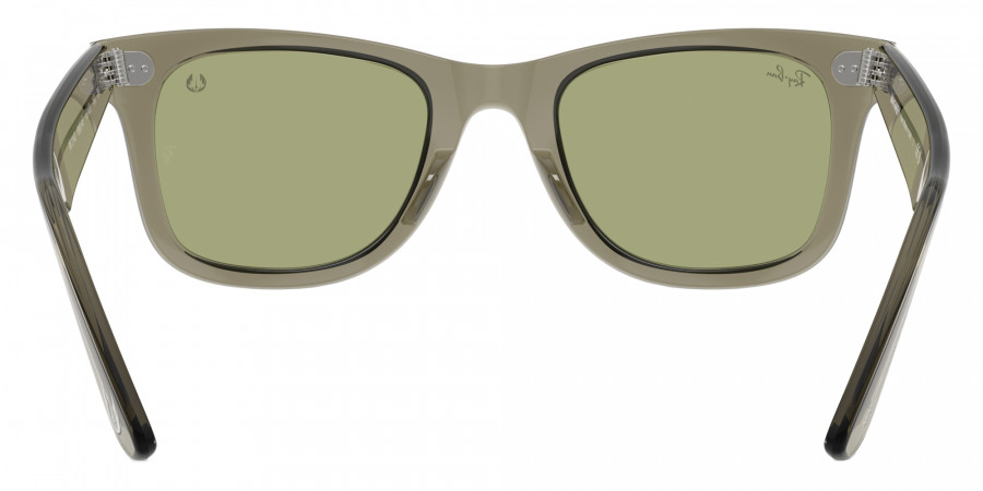 Color: Transparent Green (68694E) - Ray-Ban RB214068694E50