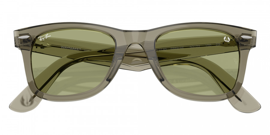 Color: Transparent Green (68694E) - Ray-Ban RB214068694E50