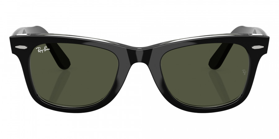 Ray-Ban™ RB2140F Original Wayfarer Classic 129431 52 - Black on Transparent