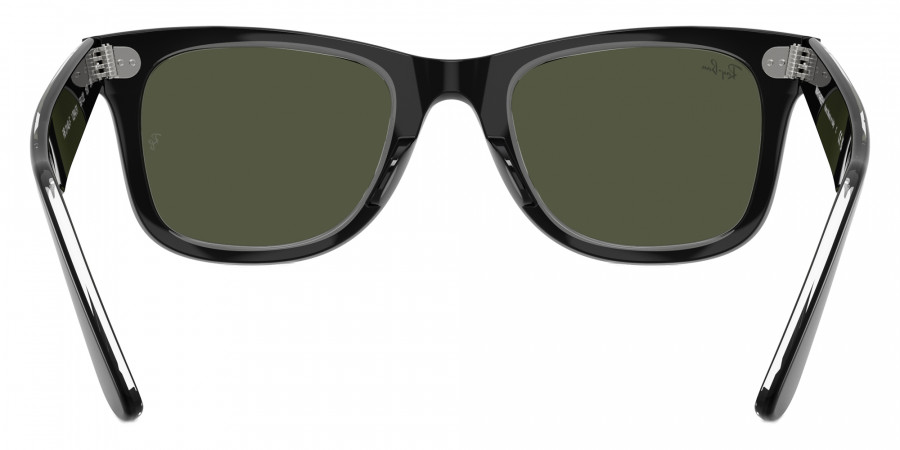 Color: Black on Transparent (129431) - Ray-Ban RB2140F12943152
