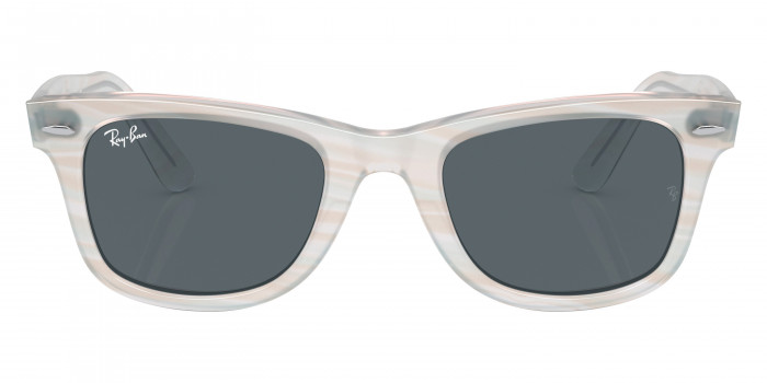 Ray-Ban™ Wayfarer RB2140F 1407R5 52 - Photo Striped Light Blue