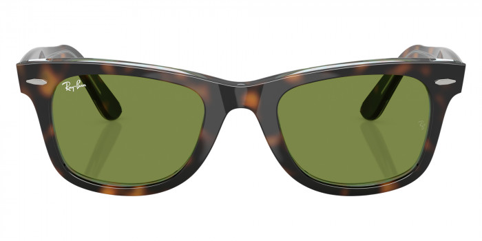 Ray-Ban™ RB2140F Original Wayfarer Classic 14134E 52 - Dark Havana on Multicolor