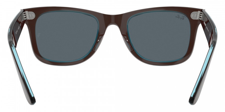 Color: Brown on Transparent Blue (1446R5) - Ray-Ban RB2140F1446R552