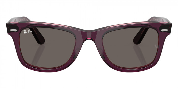 Ray-Ban™ RB2140F Original Wayfarer Classic 1447B1 52 - Violet on Transparent Pink