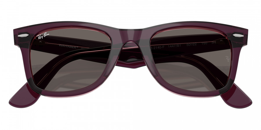 Color: Violet on Transparent Pink (1447B1) - Ray-Ban RB2140F1447B152