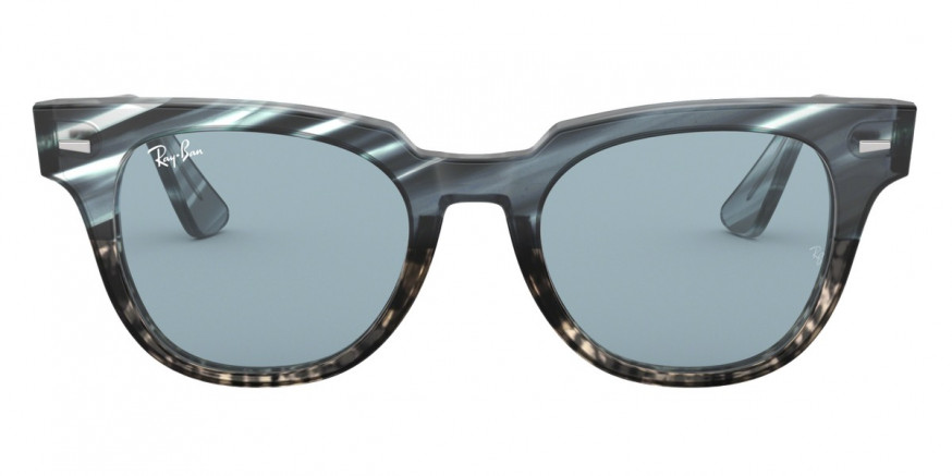 Color: Blue Gradient Gray Striped (125262) - Ray-Ban RB216812526250