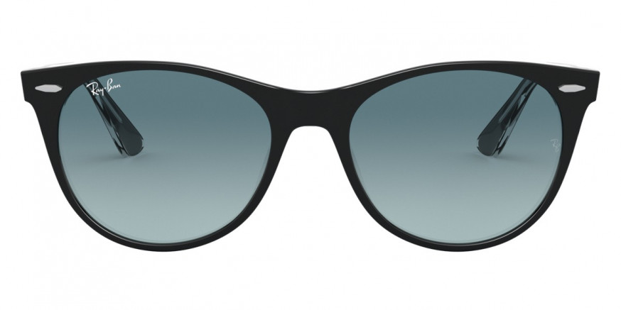 Ray-Ban™ Wayfarer Ii RB2185 12943M 52 - Black On Transparent