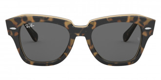 Ray-Ban™ State Street RB2186 1292B1 49 - Havana On Transparent Brown