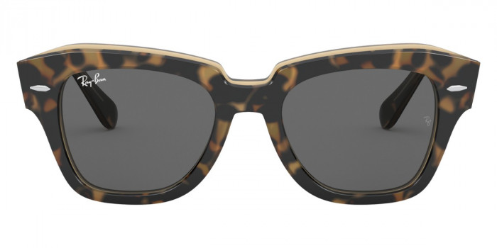 Ray-Ban™ State Street RB2186 1292B1 49 - Havana On Transparent Brown