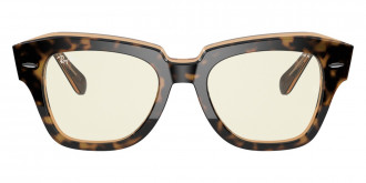 Ray-Ban™ State Street RB2186 1292BL 49 - Havana On Trasparent Light Brown