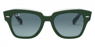 Ray-Ban™ State Street RB2186 12953M 49 - Green On Transparent