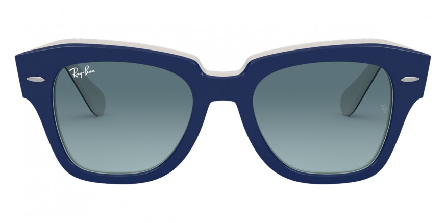 Ray-Ban™ State Street RB2186 12993M 49 - Blue on White