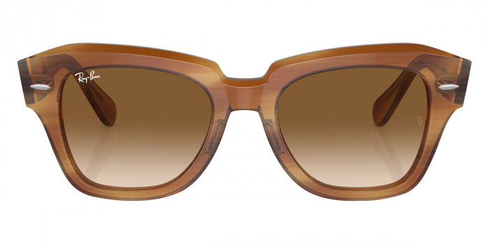 Ray-Ban™ State Street RB2186 140351 52 - Striped Brown