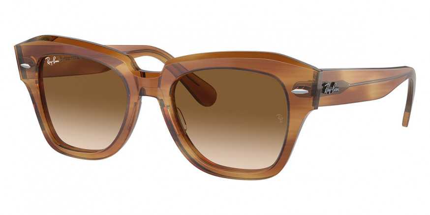 Ray-Ban™ State Street RB2186 140351 49 - Striped Brown