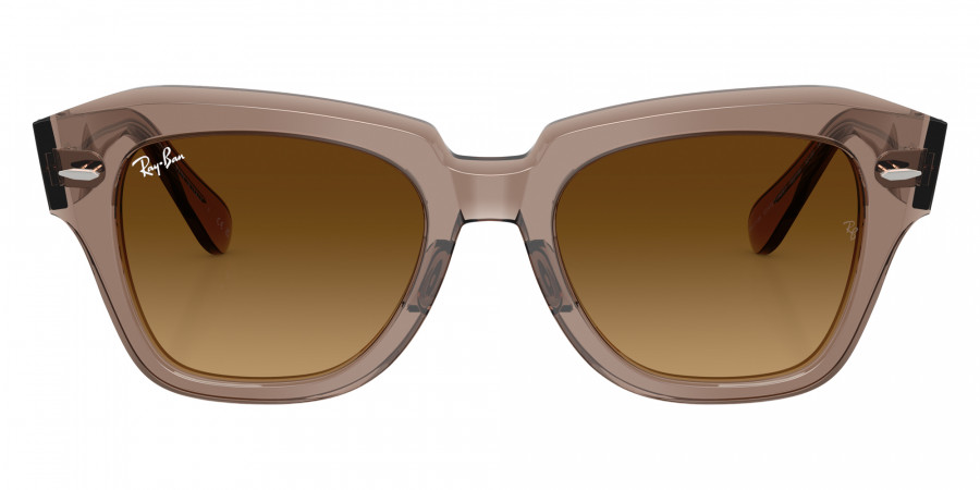Ray-Ban™ RB2186 State Street 682785 49 - Transparent Light Brown
