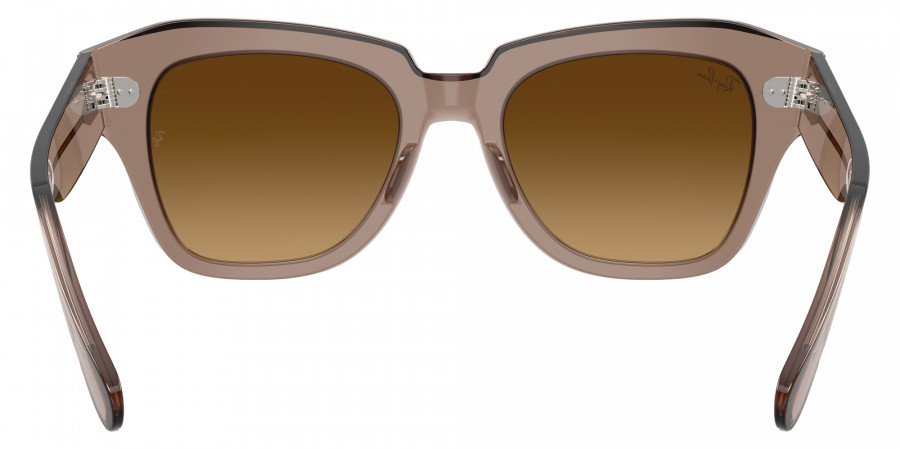 Color: Transparent Light Brown (682785) - Ray-Ban RB218668278549