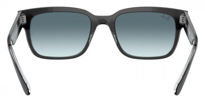 Color: Black On Transparent (12943M) - Ray-Ban RB219012943M55