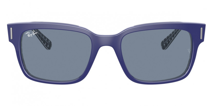 Color: Blue On Vichy Blue/White (131962) - Ray-Ban RB219013196253