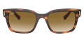 Striped Havana / Clear Gradient Brown