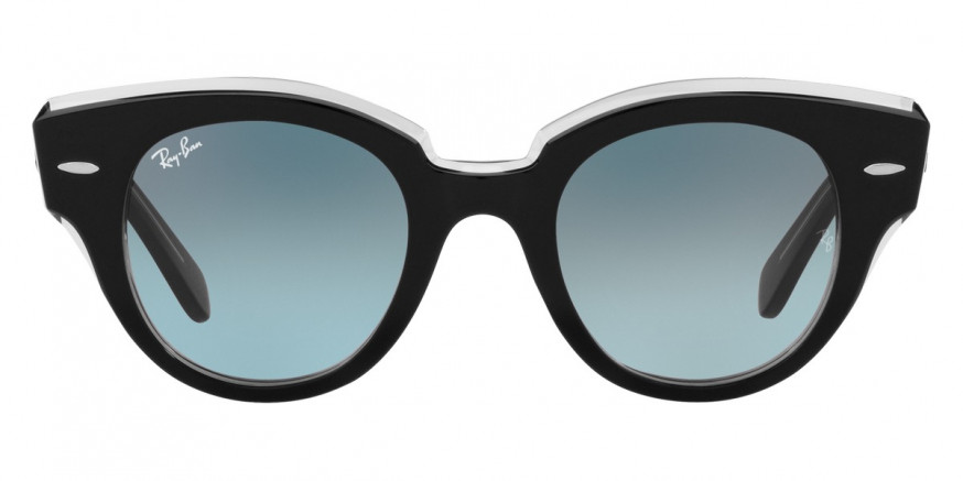Ray-Ban™ Roundabout RB2192 12943M 47 - Black On Transparent
