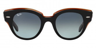Color: Black On Transparent Brown (132241) - Ray-Ban RB219213224147