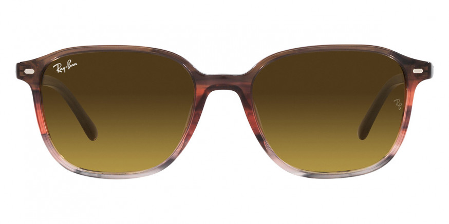 Ray-Ban™ Leonard RB2193 138085 51 - Striped Brown and Red