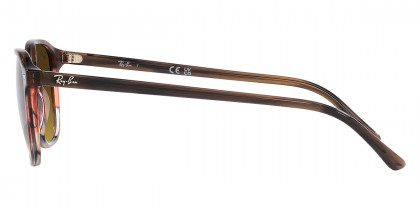 Color: Striped Brown and Red (138085) - Ray-Ban RB219313808551