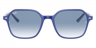 Color: Blue On Vichy Blue/White (13193F) - Ray-Ban RB219413193F51