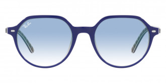 Color: Blue On Vichy Blue/White (13193F) - Ray-Ban RB219513193F51