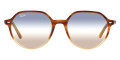 Gradient Light Brown Havana / Clear Gradient Blue