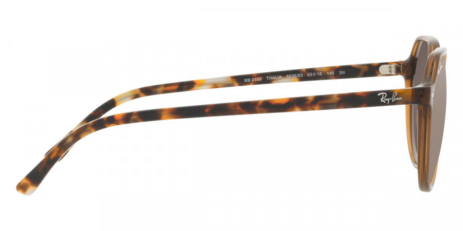 Color: Transparent Brown (663693) - Ray-Ban RB2195F66369353