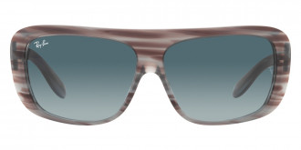 Color: Striped Gray (13143M) - Ray-Ban RB219613143M64