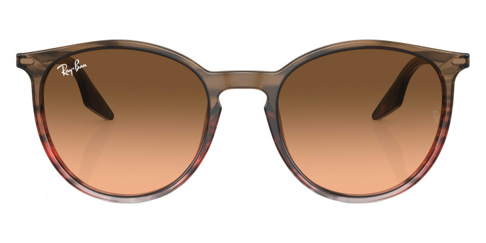 Ray-Ban™ RB2204 13953B 54 - Striped Brown and Red